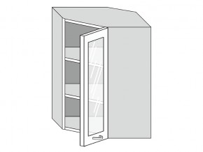 19.60.3у Шкаф настенный (h=913) угловой на 600мм со стекл. дверцей в Красноуральске - krasnouralsk.magazinmebel.ru | фото