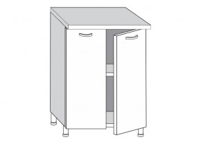 2.60.2 Шкаф-стол на 600мм с 2-мя дверцами в Красноуральске - krasnouralsk.magazinmebel.ru | фото
