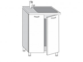 2.60.2мн Шкаф-стол на 600мм под накладную мойку с 2-мя дверцами в Красноуральске - krasnouralsk.magazinmebel.ru | фото