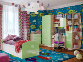 Детская комната Юниор-2 Салатовый металлик в Красноуральске - krasnouralsk.magazinmebel.ru | фото