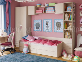Детская комната Вега 1 Дуб беленый в Красноуральске - krasnouralsk.magazinmebel.ru | фото - изображение 1