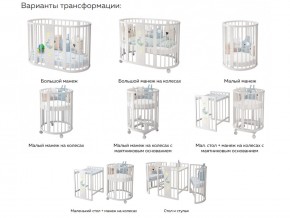 Детская кроватка белая Эстель в Красноуральске - krasnouralsk.magazinmebel.ru | фото - изображение 2