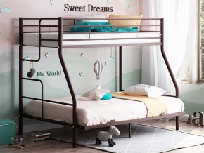 Двухъярусная кровать Гранада-3 140 коричневый в Красноуральске - krasnouralsk.magazinmebel.ru | фото - изображение 1