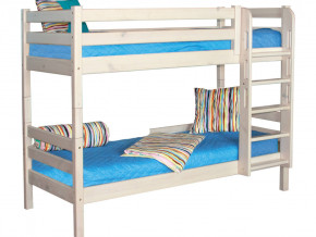 Двухъярусная кровать Соня с прямой лестницей Вариант 9 белая в Красноуральске - krasnouralsk.magazinmebel.ru | фото - изображение 2