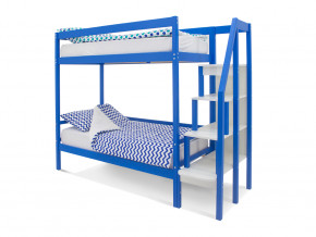Двухъярусная кровать Svogen синий в Красноуральске - krasnouralsk.magazinmebel.ru | фото