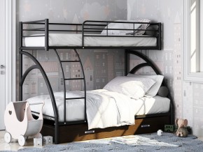 Двухъярусная кровать Виньола-2 Я черный в Красноуральске - krasnouralsk.magazinmebel.ru | фото