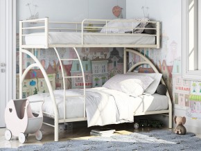 Двухъярусная кровать Виньола 2 слоновая кость в Красноуральске - krasnouralsk.magazinmebel.ru | фото - изображение 1