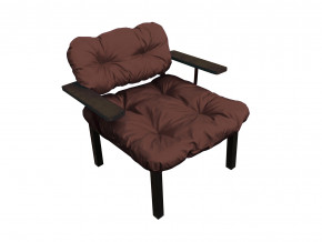 Кресло Дачное коричневая подушка в Красноуральске - krasnouralsk.magazinmebel.ru | фото