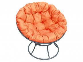 Кресло Папасан без ротанга оранжевая подушка в Красноуральске - krasnouralsk.magazinmebel.ru | фото - изображение 1