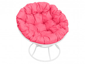 Кресло Папасан без ротанга розовая подушка в Красноуральске - krasnouralsk.magazinmebel.ru | фото - изображение 1
