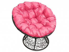 Кресло Папасан с ротангом розовая подушка в Красноуральске - krasnouralsk.magazinmebel.ru | фото