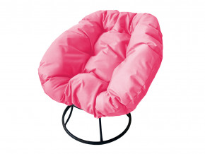 Кресло Пончик без ротанга розовая подушка в Красноуральске - krasnouralsk.magazinmebel.ru | фото