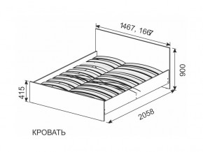 Кровать 1600х2000 ортопедическое основание в Красноуральске - krasnouralsk.magazinmebel.ru | фото