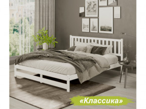 Кровать 2-х спальная Аист-8 Классика белый 1200х2000 мм в Красноуральске - krasnouralsk.magazinmebel.ru | фото