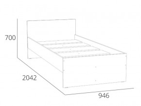 Кровать 900 НМ 011.53-01 Симпл Белый Фасадный в Красноуральске - krasnouralsk.magazinmebel.ru | фото - изображение 4