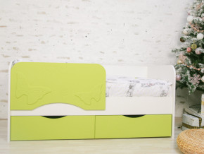 Кровать Бабочка белый/салатовый софт в Красноуральске - krasnouralsk.magazinmebel.ru | фото - изображение 1