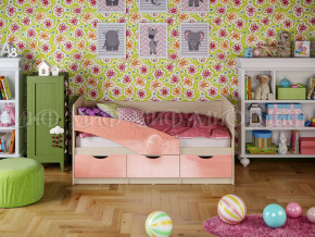 Кровать Бабочки 1600 Розовый металлик в Красноуральске - krasnouralsk.magazinmebel.ru | фото - изображение 1