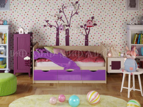 Кровать Дельфин-1 1800 Фиолетовый металлик в Красноуральске - krasnouralsk.magazinmebel.ru | фото - изображение 1
