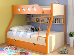Кровать Дельта 20.02 оранжевая в Красноуральске - krasnouralsk.magazinmebel.ru | фото
