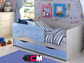 Кровать детская Алиса КР 812 голубая 1600 в Красноуральске - krasnouralsk.magazinmebel.ru | фото - изображение 1