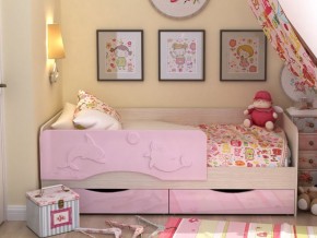 Кровать детская Алиса КР 812 розовая 1600 в Красноуральске - krasnouralsk.magazinmebel.ru | фото - изображение 1