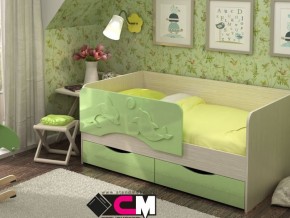 Кровать детская Алиса КР 812 зеленая 1600 в Красноуральске - krasnouralsk.magazinmebel.ru | фото - изображение 1