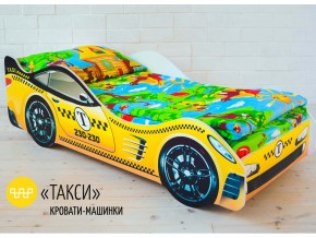 Кровать детская машина Такси в Красноуральске - krasnouralsk.magazinmebel.ru | фото - изображение 1