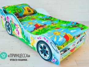 Кровать детская машинка Принцесса в Красноуральске - krasnouralsk.magazinmebel.ru | фото