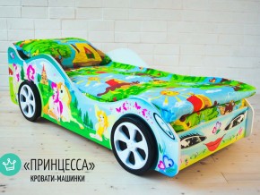 Кровать детская машинка Принцесса в Красноуральске - krasnouralsk.magazinmebel.ru | фото - изображение 2