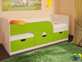 Кровать детская Минима лайм в Красноуральске - krasnouralsk.magazinmebel.ru | фото - изображение 1