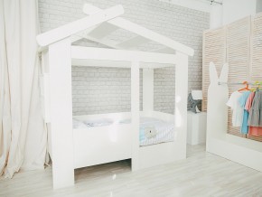 Кровать детская Теремок без ящика белая в Красноуральске - krasnouralsk.magazinmebel.ru | фото