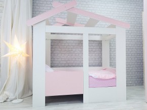 Кровать детская Теремок без ящика розовая в Красноуральске - krasnouralsk.magazinmebel.ru | фото
