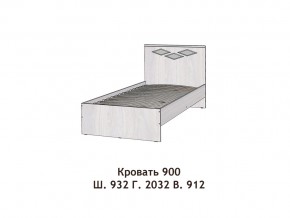 Кровать Диана 900 в Красноуральске - krasnouralsk.magazinmebel.ru | фото - изображение 2