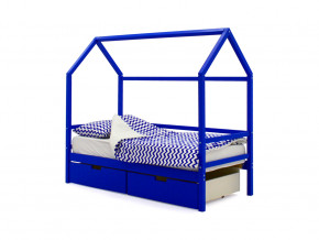 Кровать-домик Svogen с ящиками синий в Красноуральске - krasnouralsk.magazinmebel.ru | фото