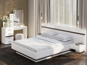 Кровать двойная Соло 1600 Белый в Красноуральске - krasnouralsk.magazinmebel.ru | фото - изображение 2