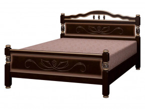 Кровать Карина-5 1200 Орех тёмный с тонировкой в Красноуральске - krasnouralsk.magazinmebel.ru | фото - изображение 2