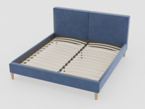 Кровать Линси 1400 синий в Красноуральске - krasnouralsk.magazinmebel.ru | фото - изображение 1