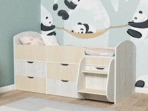 Кровать Малыш-7 Винтербер-Дуб в Красноуральске - krasnouralsk.magazinmebel.ru | фото