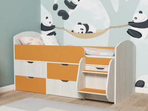 Кровать Малыш-7 Винтербер-Оранжевый в Красноуральске - krasnouralsk.magazinmebel.ru | фото