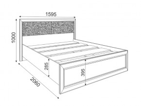 Кровать с настилом 1400 Саванна М04 в Красноуральске - krasnouralsk.magazinmebel.ru | фото - изображение 2