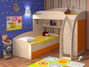 Кровать Соня 1+2 Оранжевый в Красноуральске - krasnouralsk.magazinmebel.ru | фото - изображение 1