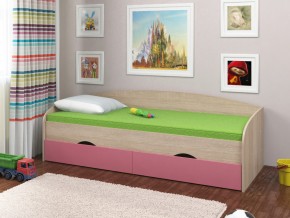 Кровать Соня 2 сонома-розовый в Красноуральске - krasnouralsk.magazinmebel.ru | фото