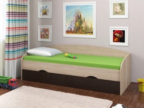 Кровать Соня 2 сонома-венге в Красноуральске - krasnouralsk.magazinmebel.ru | фото - изображение 1