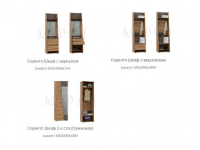 Прихожая Соренто Дуб крафт в Красноуральске - krasnouralsk.magazinmebel.ru | фото - изображение 2