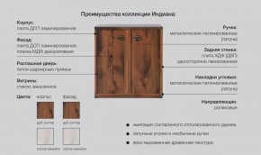 Спальня Индиана Дуб Саттер в Красноуральске - krasnouralsk.magazinmebel.ru | фото - изображение 2