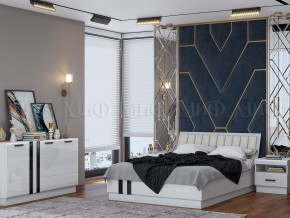 Спальня Магнолия белая в Красноуральске - krasnouralsk.magazinmebel.ru | фото