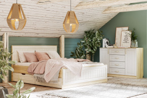 Спальня Оливия с комодом в Красноуральске - krasnouralsk.magazinmebel.ru | фото