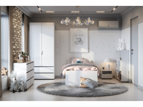 Спальня Токио Белый текстурный в Красноуральске - krasnouralsk.magazinmebel.ru | фото - изображение 8