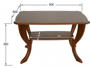 Стол журнальный Маэстро СЖ-01 орех в Красноуральске - krasnouralsk.magazinmebel.ru | фото - изображение 2