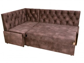 Угловой диван Призма со стяжкми коричневый со спальным местом в Красноуральске - krasnouralsk.magazinmebel.ru | фото - изображение 4